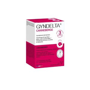 Gyndelta Confort Urinaire 3 Mois 90 gélules • Cranberry (canneberge)