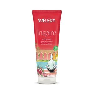 Crème de Douche Inspire Grenade Weleda | Crème lavante Parfum orange, davana et vanille | 200 ml