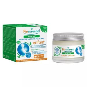 Puressentiel Baume de Massage Pectoral Enfant Resp’OK® | Confort respiratoire dès 3 ans | 60 ml