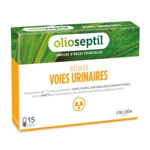 OLIOSEPTIL Voies Urinaires | sensibilité et inconfort urinaire | 15 gélules