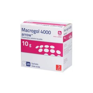 Macrogol 4000, 10 g 20 sachets : Laxatif