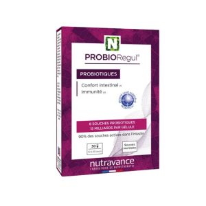 PROBIORegul® Nutravance | 8 souches probiotiques | équilibre de la flore intestinale | 30 comprimés