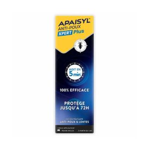 Apaisyl Anti-Poux Xpert Plus | Action 5 min et protection anti-réinfestation 72 h