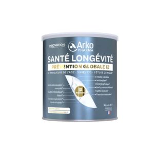 Arkopharma Santé Longévité Prévention Globale 12 | Vitalité et antioxydants | 285 g