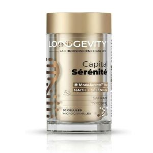Longevity Capital Sérénité | Équilibre émotionnel | 30 gélules