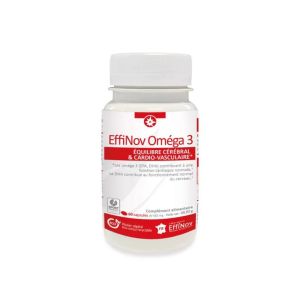 EFFINOV OMEGA 3 - EPA, DHA et huile de poisson Epax® | 60 capsules