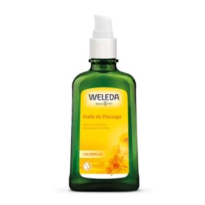 Weleda Huile de Massage au Calendula | Peaux sensibles et fragiles | 100 ml
