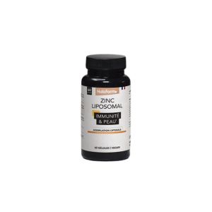 Zinc Liposomal 15 mg 60 gélules | NAT&FORM | Immunité et beauté de la peau – 60 gélules