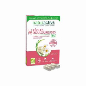 Règles Douloureuses Crampes abdominales périodiques  10 gélules