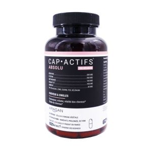 CAP•ACTIFS® ABSOLU | Kératine, biotine et zinc pour les cheveux |180 gélules