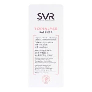 Topialyse Barriere Crème Réparatrice Anti-Irritation Anti-Grattage 50mL