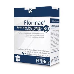 FLORINAE® | Probiotiques, Safran et équilibre émotionnel | 30 gélules