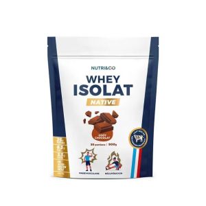 Whey Isolate Native • Goût Chocolat • 900g