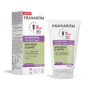 Pranarôm Shampooing Traitant 2 en 1 Anti-Poux & Lentes | 15 minutes