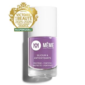 MÊME Cosmetics Vernis au Silicium Bougainvillier | Violet rosé pour ongles fragiles | 10 ml
