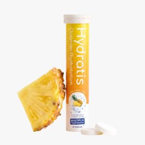 Hydratis Ananas | 20 pastilles effervescentes aux électrolytes