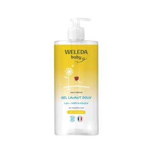 Gel Lavant Doux pour bébé | Weleda Baby | Corps et cheveux | 750 ml