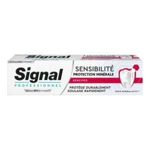 Signal Professionnel Sensibilité Gencives | Protection minérale dents et gencives | 75 ml