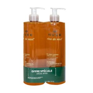 Rêve de Miel Gel Lavant Surgras Visage et Corps 2X400mL