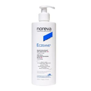 Noreva Eczeane Baume relipidant anti-grattage 48H | Eczéma Visage et corps | 400 ml
