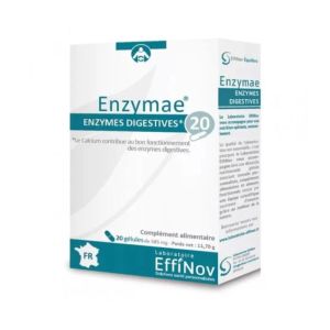 ENZYMAE | Enzymes digestives | repas copieux et digestion difficile | 20 gélules