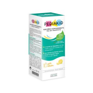 PEDIAKID Nausées-Vomissements | Mal des transports dès 6 mois | Sirop 125 ml