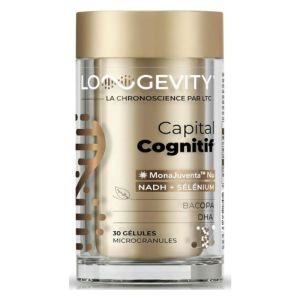 Longevity Capital Cognitif | Brouillard cérébral  | 30 gélules