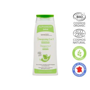 Shampooing bébé bio 2 en 1 – croûtes de lait 200mL