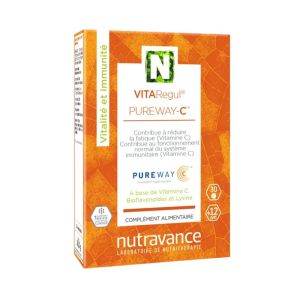VITARegul® PUREWAY-C 30 comprimés | Vitamine C | énergie et défenses naturelles