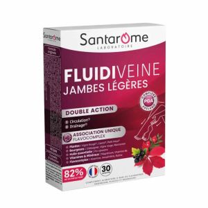 Santarome Fluidiveine Jambes Légères | Circulation et drainage | 30 comprimés