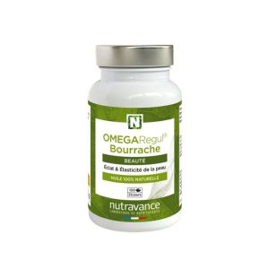 OMEGARegul® Bourrache | Huile de bourrache pour l’hydratation et l’élasticité de la peau | 100 gélules