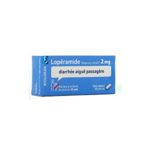 Loperamide 2mg Gélules Diarrhée aigue passagère