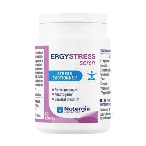 ERGYSTRESS® Seren Nutergia | Stress émotionnel, sérénité et pulsions sucrées | 60 gélules