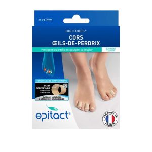 EPITACT Digitubes® | Protège-orteils contre cors et frottements | Taille M