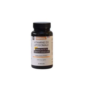 Nat&Form Vitamine D3 Liposomale 2000 UI | 30 gélules | Immunité