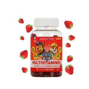 Granions Kid • MULTIVITAMINES • Pat'Patrouille • 60 gummies sans sucre 🍓