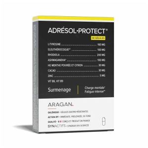 ADRESOL•PROTECT® | Ashwagandha, rhodiola et éleuthérocoque | 30 gélules
