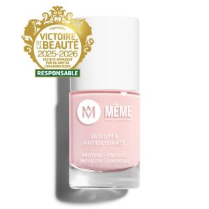 MÊME Cosmetics Vernis au Silicium Rose Dragée | Rose pastel pour ongles fragiles | 10 ml