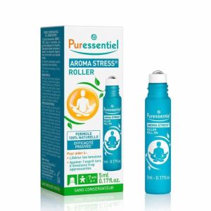 Puressentiel Roller Aroma Stress® | Stress, nervosité et tensions émotionnelles | 5 ml