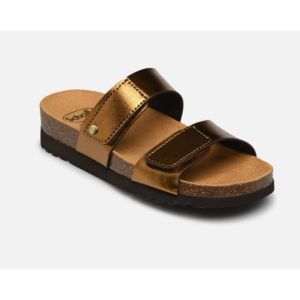 Scholl Lusaka 2.0 Comfort Bronze - Mules femme compensées T40