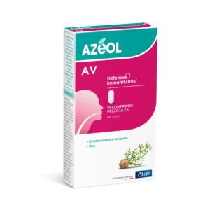 Azéol AV | Défenses immunitaires | 15 Comprimés au Cyprès & Zinc