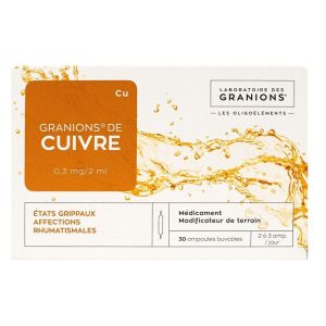 Granions Cuivre Amp Buv 2ml 30