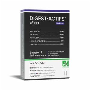 DIGEST•ACTIFS® | Artichaut, boldo, carvi et menthe poivrée | 30 gélule