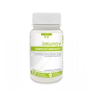 IMUNOV | Échinacée, vitamines C & D, zinc et cuivre | immunité | 60 gélules