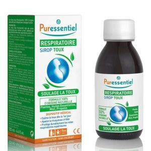Puressentiel Sirop Toux Respiratoire | Toux et gorge irritée | 125 ml