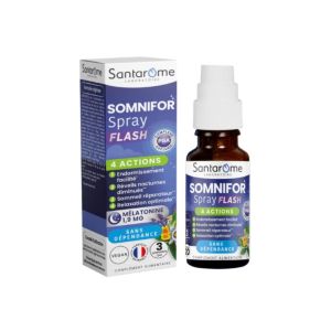 Somnifor Spray Flash mélatonine 1,9 mg | Endormissement