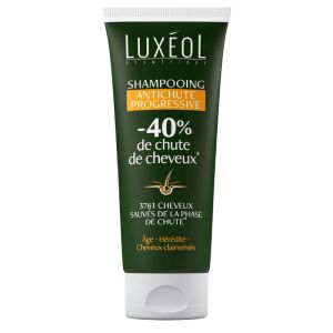 Luxéol Shampooing Antichute Progressive | Réduit la chute durable et renforce les cheveux | 200 ml