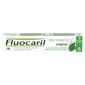 Fluocaril Natur’Essence Original | Dentifrice prévention caries | 75 ml