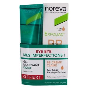 Exfoliac BB-Crème Teinte Claire 30 ml + Gel Moussant Doux 100 ml offert