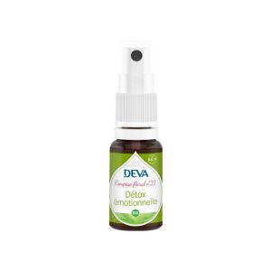 Composé floral Détox émotionnel n°21 | Deva bio | nettoyage spirituel et émotionnel
